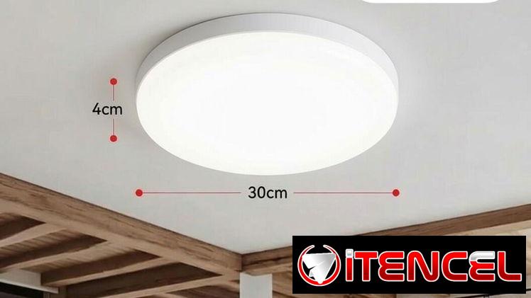 Lampra led de 48w. Plafon redondo y cuadrado