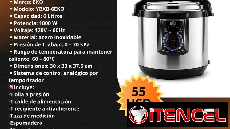 Olla reina analógica 6 Litros EKO