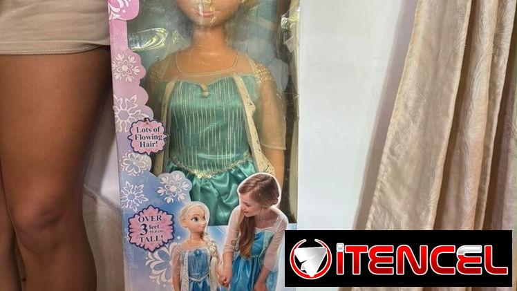 Muñeca princesa gigante para niñas . Juguetes .