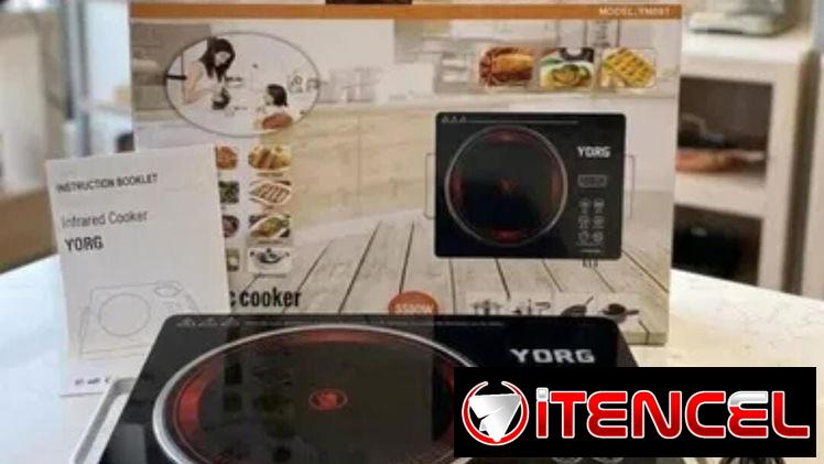 Cocina de infrarrojo y de inducción