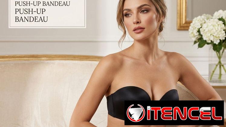 Ajustador straples Sujetador Push-Up Bandeau – Aurora Collection 32B 5