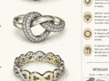 Anillos !!!REBAJA¡¡¡ antes 25, ahora 20. copia 1×1 Pandora plata 925