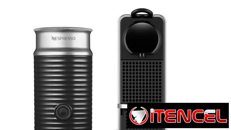 Cafetera Nespresso Citiz Platinum con Aeroccino 3 y Vertuo Pop Spicy Red & Aeroccino 3