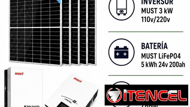 Kit solar 3k con 5k Must