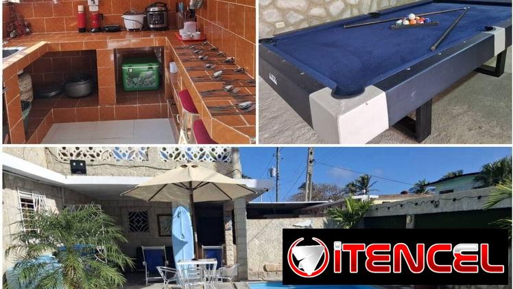 Renta de casa a media cuadra de la playa! Consta de todas las condiciones y juegos de mesa!