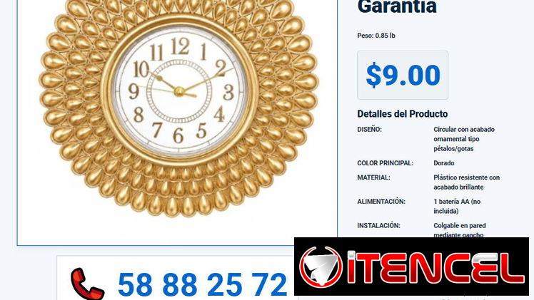 RELOJ DECORATIVO DE PARED VPT
