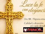 Dije oro 18, crucifijo