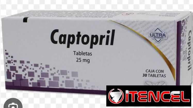Captopril 30 tabletas de 25mg