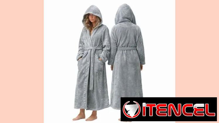 ALBORNOZ UNISEX AFELPADO CON CAPUCHA