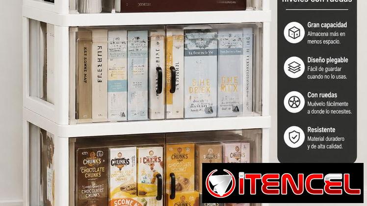 Organizador 3 niveles con ruedas 🗄️‼️