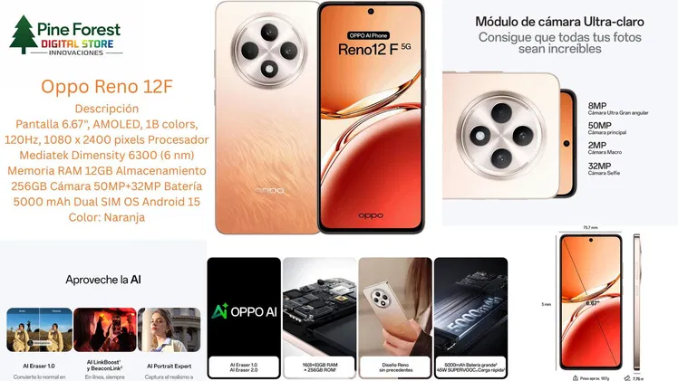 – Celular Oppo Reno 12F