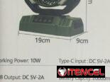 VENTILADOR RECARGABLE F8