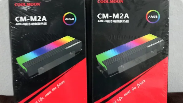 Disipadores COOLMOON ARGB para discos M2.