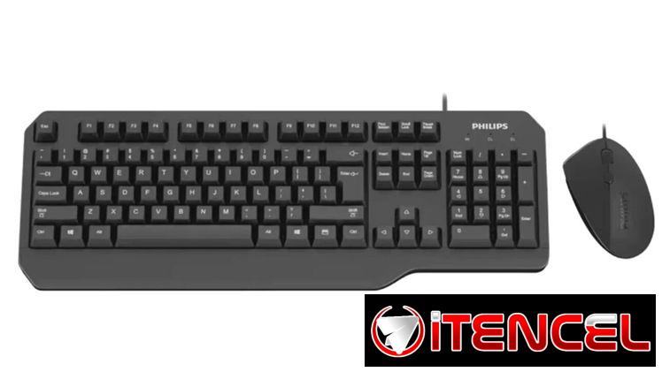 TECLADO + MOUSE PHILIPS USB ORIGINAL 🖥️🖱️ RESISTENTE A DERRAMES | ENVÍO DISPONIBLE EN LA HABANA+ 7 DÍAS DE GARANTÍA