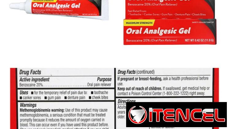 Orajel, analgésico bucal, para el dolor de muelas