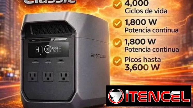 Ecoflow Delta 3 Classic New Caja con su Garantía y Transporte incluido