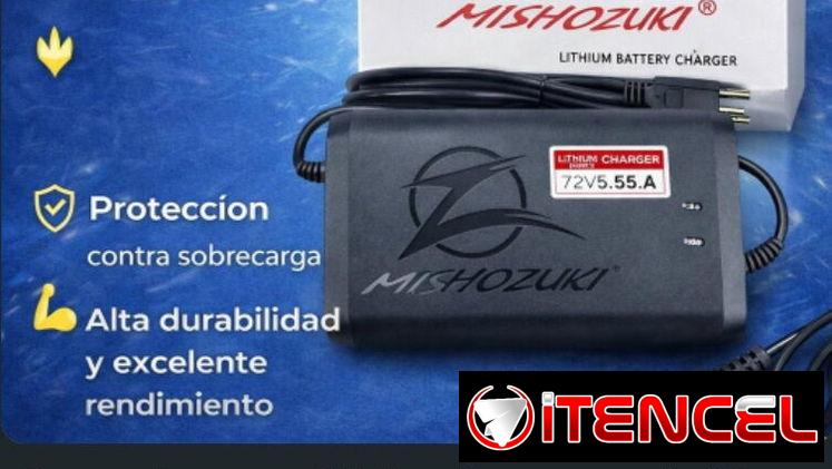 Cargador para bicimoto 48v 5.5A Mishozuki carga rápida