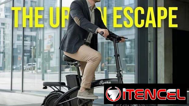 Bicicleta Eléctrica Plegable LockRun 400W – Ruedas de 14″