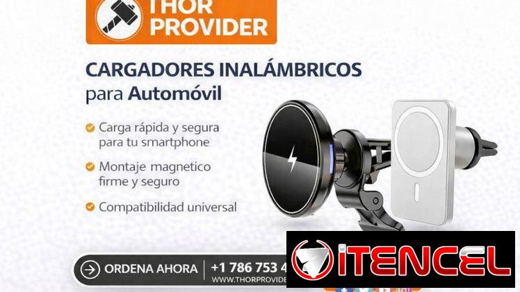 CARGADOR DE CARRO INALAMBRICO. Tu Viaje Más Inteligente y Conectado Comienza Aquí!