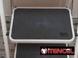 📢 ESCALERA DOMÉSTICA PLEGABLE DE 4 NIVELES CON MANIJA ACOLCHADA