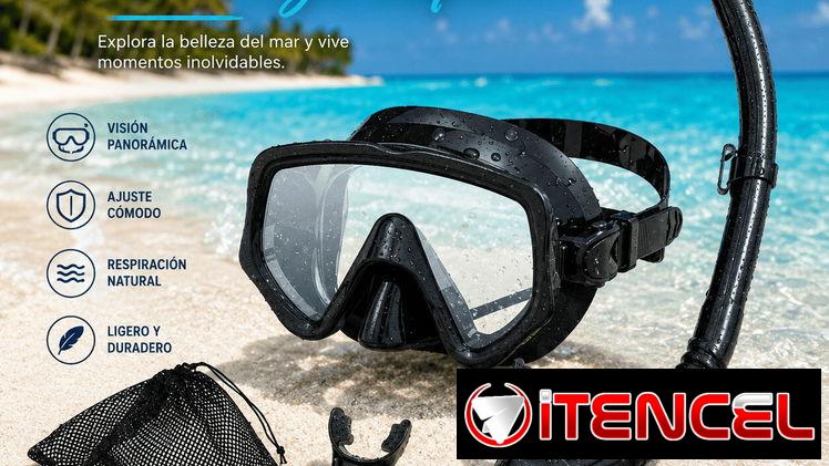 Kit para hacer buceo/Máscara de buceo y snorkel..