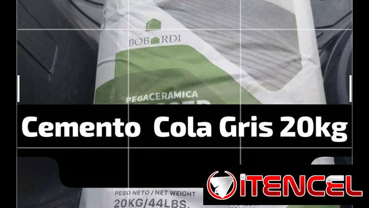 Cemento cola importado gris , 20 kg maxima calidad