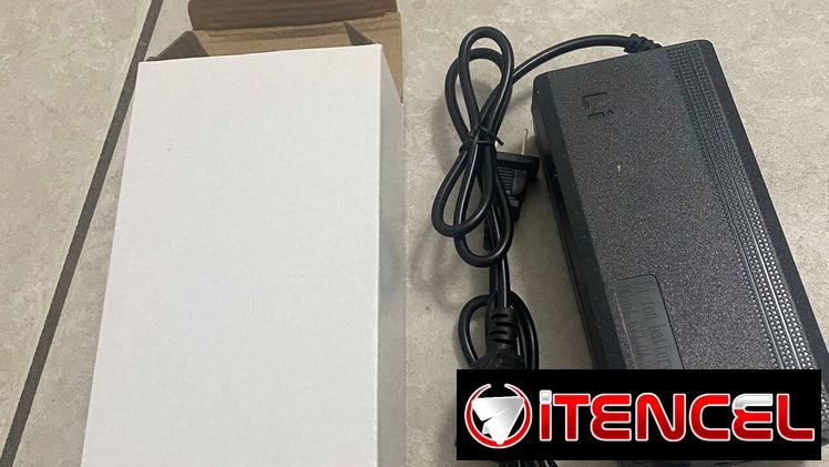 Cargado moto electrica batería de litio 48V 3A