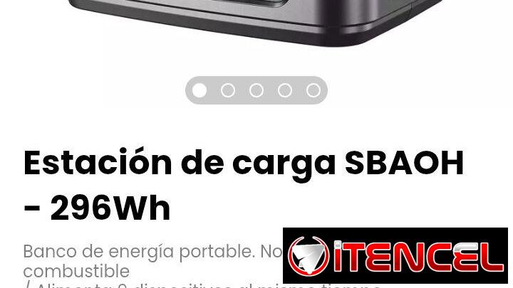 Estación de carga SBAOH – 296Wh. / Batería de Litio con BMS. Nueva en caja