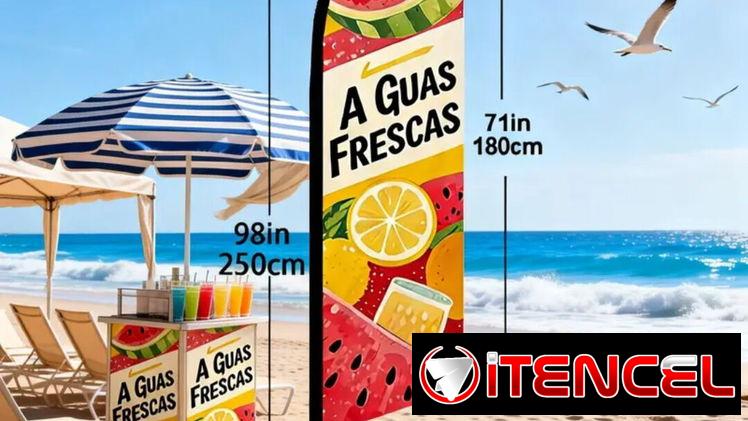 Banderola/Ubicación con banderola de Aguas frescas