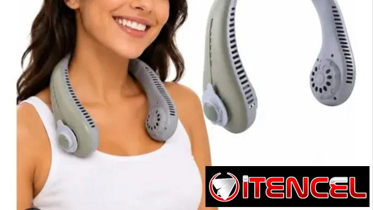Ventilador recargable de cuello de 3 velocidades 15 USD