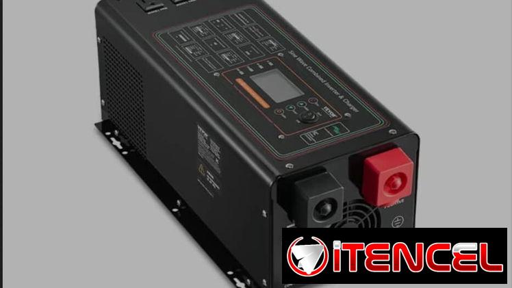 Inversor Cargador VEVOR 3000W 9000W Pico Baja Frecuencia 24V a 120V Onda Pura Con Control Remoto  Cod:Ecoflow