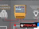 Controlador solar tipo BOOST MPPT. 30A, 500W, batería de 48V, 60V y 72V. Ideal para Triciclos eléctricos