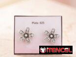 Aretes Pandora de plata s’925