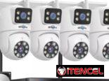 Sistema de cámaras de Seguridad CCTV Hiseeu 4 -cámaras PTZ