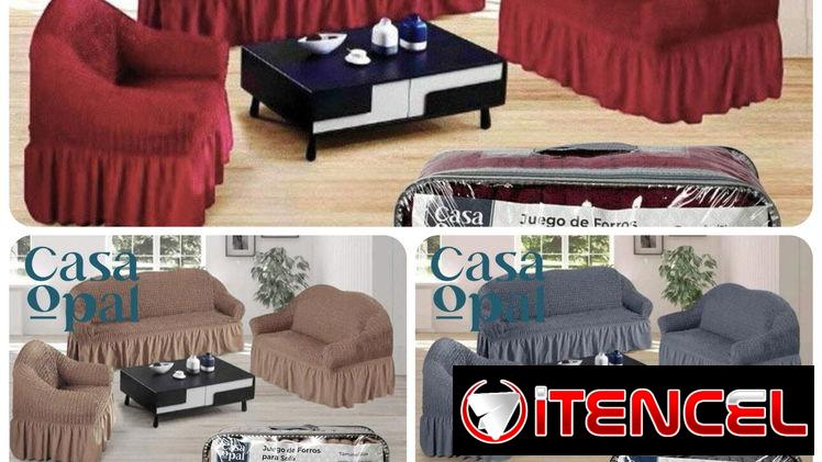 🛋️Forros para muebles 3-2-1 🏷️$50 usd  🚚Mensajeria disponible