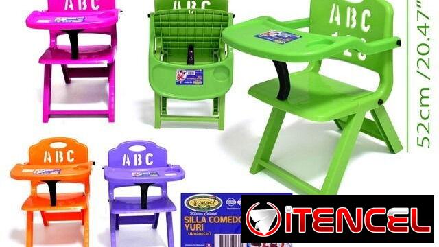 Silla Plástica para niños diversos colores (mo)