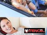 Cojín masajeador varias áreas del cuero con temperatura y vibración. .  45 Usd