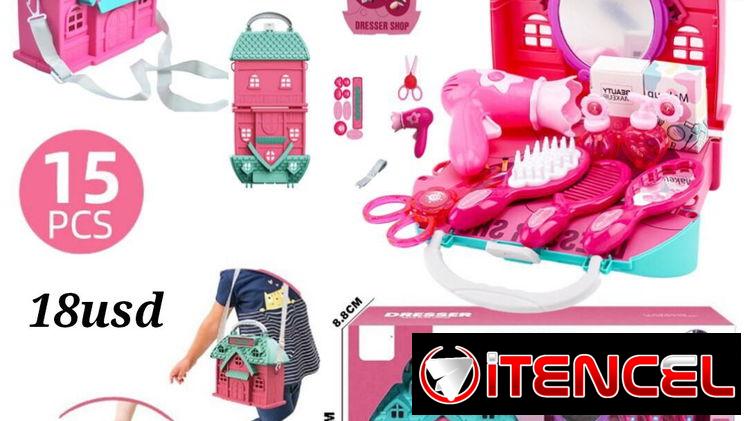 Set de peluquería y de herramientas para niños