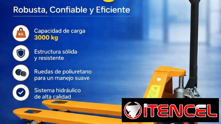 RODIMAX SURL TRANSPALETA CAPACIDAD DE CARGA 3000 KGS