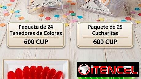 🛑Desechables para fiestas,platos,cucharas,etc