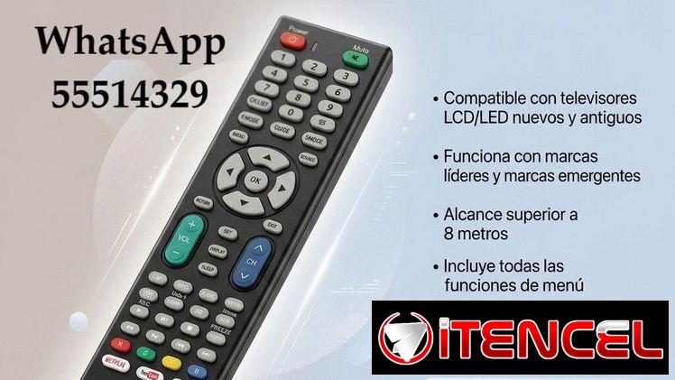 CONTROL REMOTO UNIVERSAL PARA TV LED / LCD, ENTREGA DE FACTURA. VARIEDAD DE ARTÍCULOS DEL HOGAR, TV, ETC