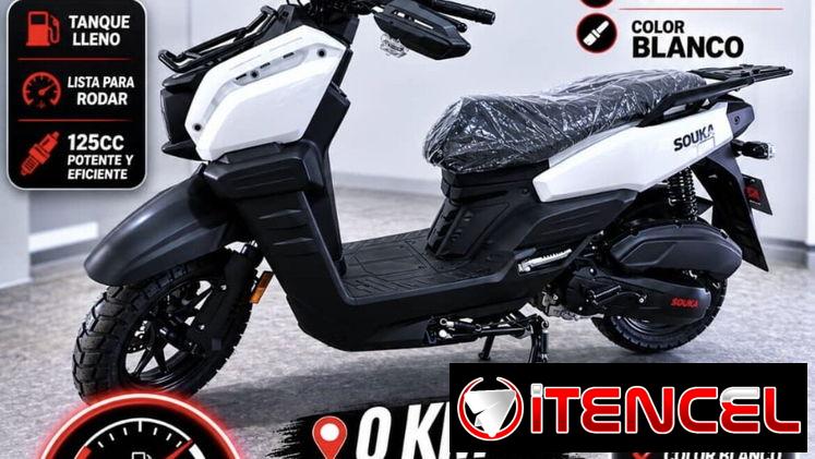 Moto de gasolina Souka (Se entrega con el tanque lleno) 🛵⛽️
