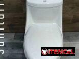 Lavamanos con muebles y tazas
