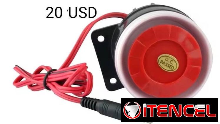 SIRENAS 12 VDC para ALARMAS – GPS y otros usos