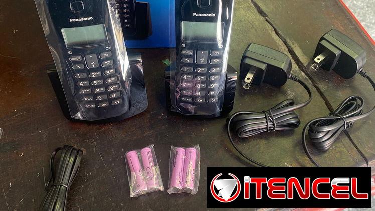 TELEFONO INALAMBRICO DE DOS BASES PANASONIC SIN CONTESTADORA NUEVOS EN CAJA!!!