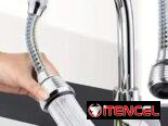 Cucha de extensión para llave de fregadero.