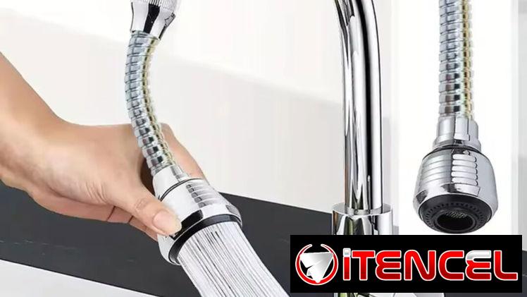 Cucha de extensión para llave de fregadero.