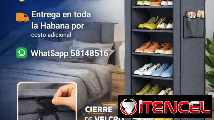ZAPATERA ORGANIZADORA VERTICAL DE 10 REPISAS