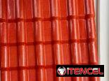 Tejas de Asa y Resina Rojas y Tejas PVC blancas
