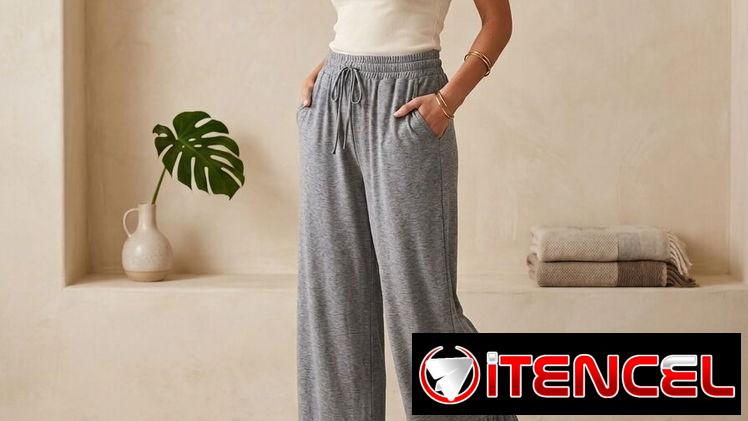 Pantaloneta ancha con volantes talla S tono gris 25usd
